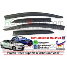 Proton Preve Suprima S 2012 AG Door Visor Air Press Wind Deflector (Small 7cm Width)